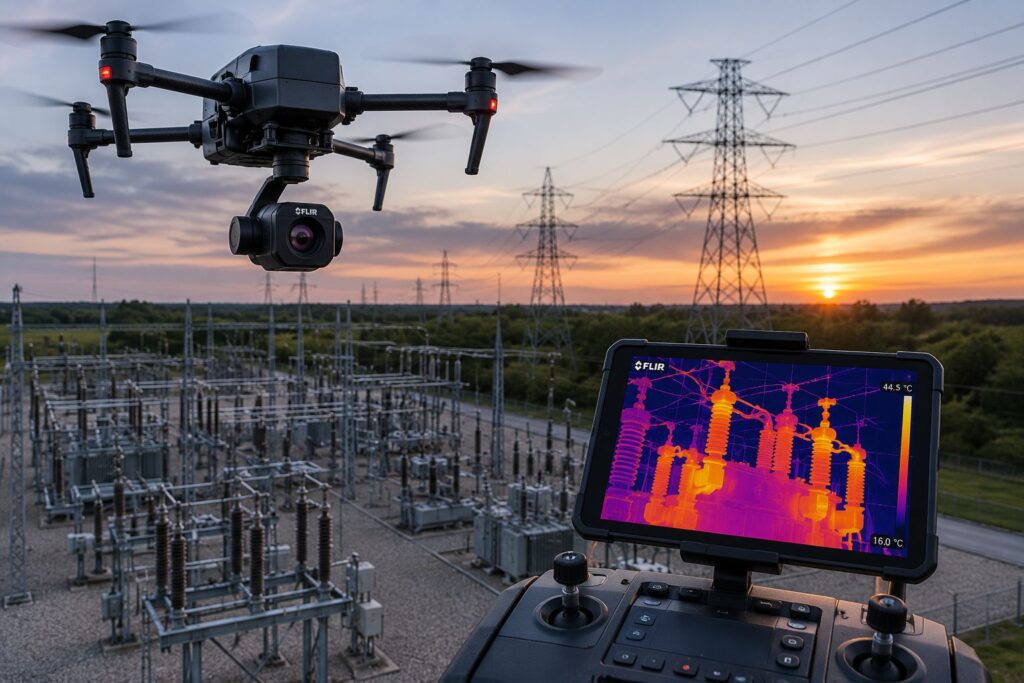 Thermographic Inspection Services by Drone